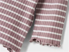 Name It elderberry/bright white stribet bluse